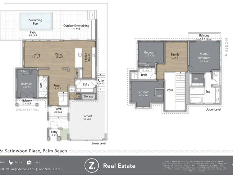 Floorplan of Homely house listing, 2B Satinwood Place, Palm Beach QLD 4221