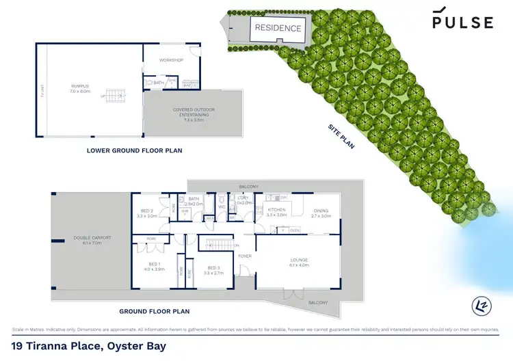Floorplan of Homely house listing, 19 Tiranna Place, Oyster Bay NSW 2225