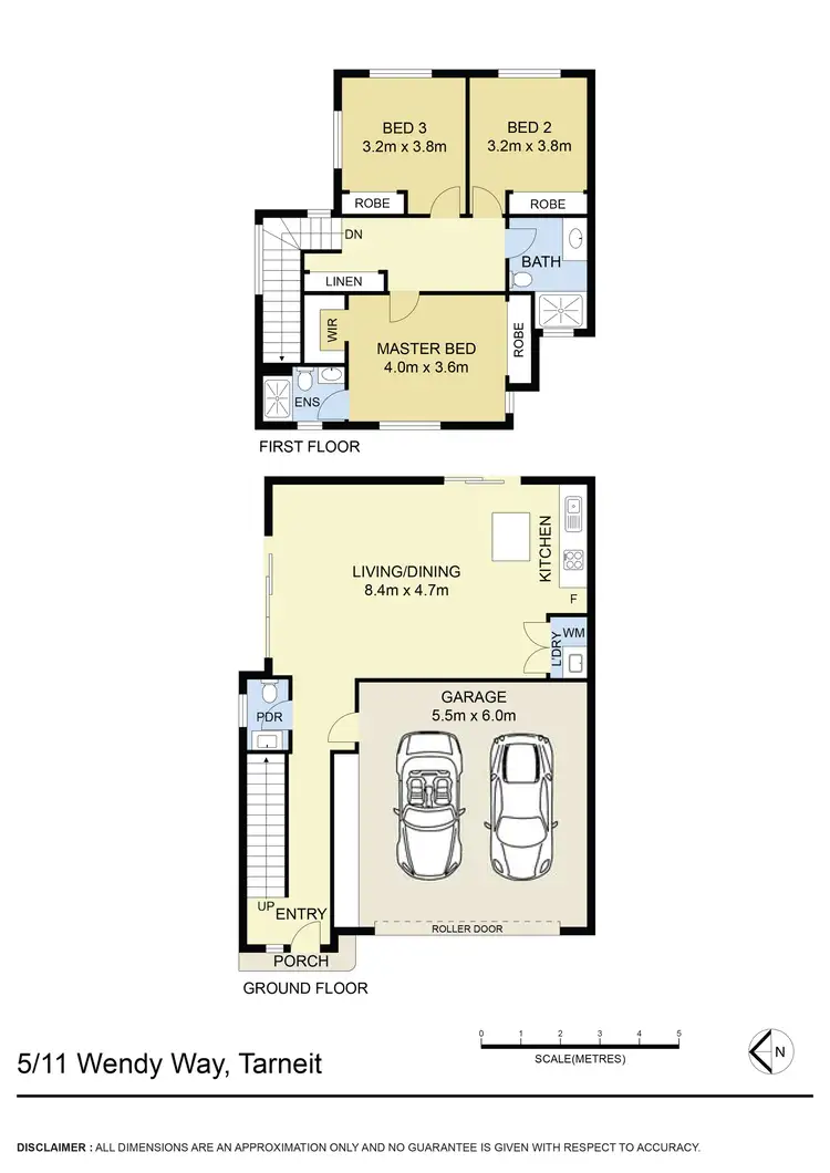 Floorplan of Homely townhouse listing, 5/11 Wendy Way, Tarneit VIC 3029