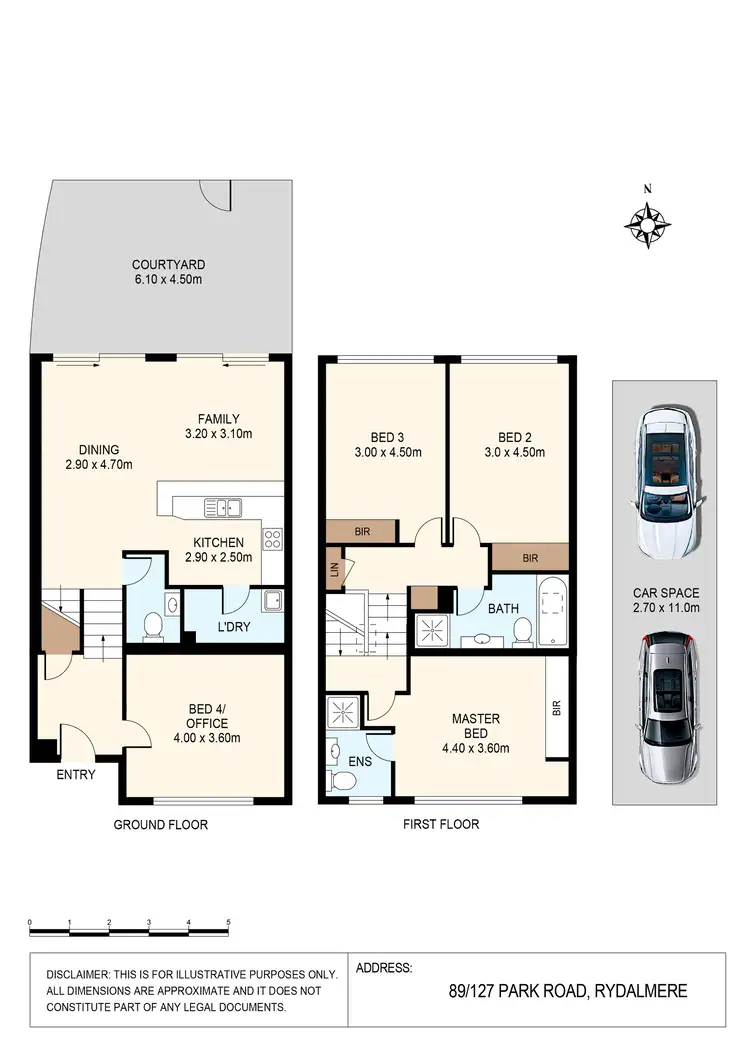 Floorplan of Homely townhouse listing, 89/127 Park Road, Rydalmere NSW 2116