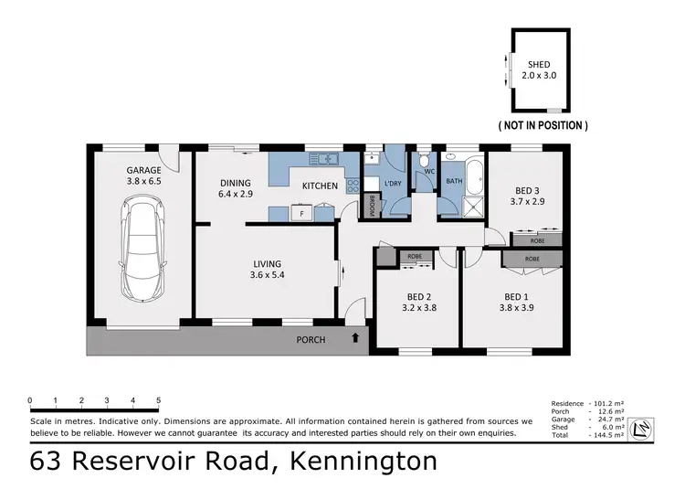 Floorplan of Homely house listing, 63 Reservoir Road, Strathdale VIC 3550