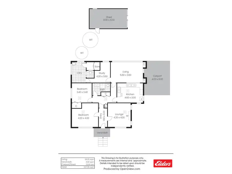 Floorplan of Homely house listing, 126 Main North Road, Clare SA 5453