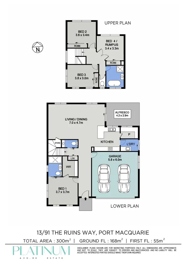 Floorplan of Homely house listing, 13/91 The Ruins Way, Port Macquarie NSW 2444