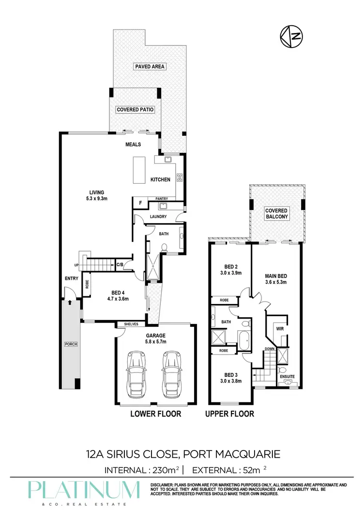 Floorplan of Homely house listing, 12A Sirius Close, Port Macquarie NSW 2444