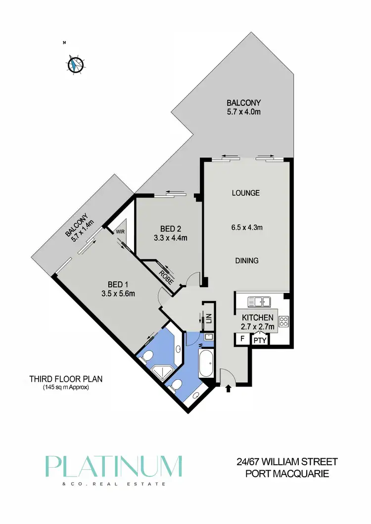 Floorplan of Homely apartment listing, 24/67 William Street, Port Macquarie NSW 2444