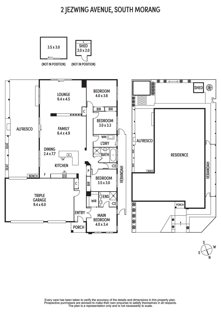Floorplan of Homely house listing, 2 Jezwing Avenue, South Morang VIC 3752