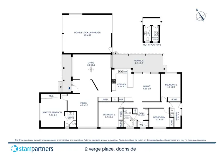 Floorplan of Homely house listing, 2 Verge Place, Doonside NSW 2767