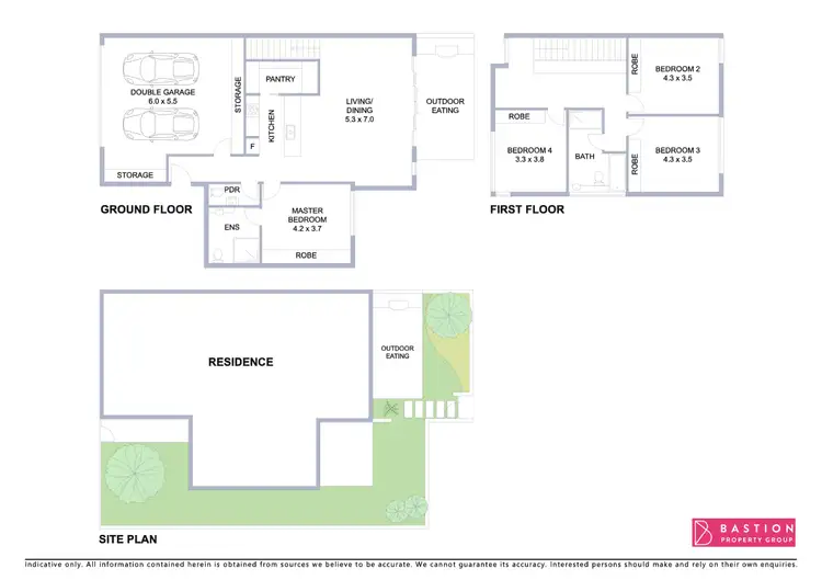 Floorplan of Homely townhouse listing, 2/66 Gussey Street, Moncrieff ACT 2914