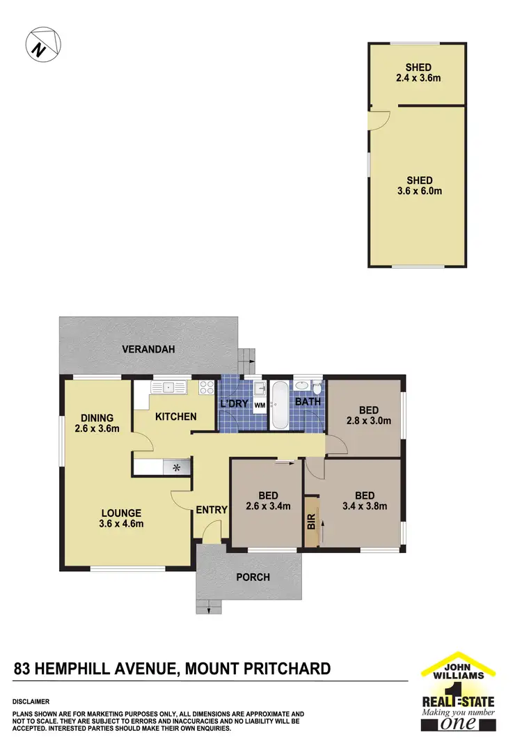 Floorplan of Homely house listing, 83 Hemphill Avenue, Mount Pritchard NSW 2170