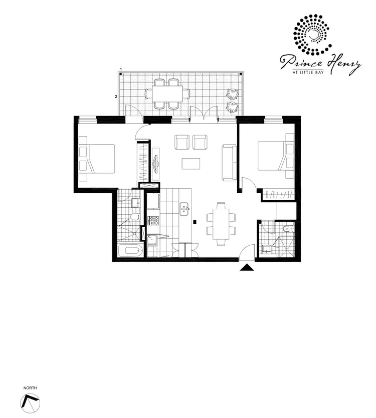 Floorplan of Homely apartment listing, 202/1 Pavilion Drive, Little Bay NSW 2036