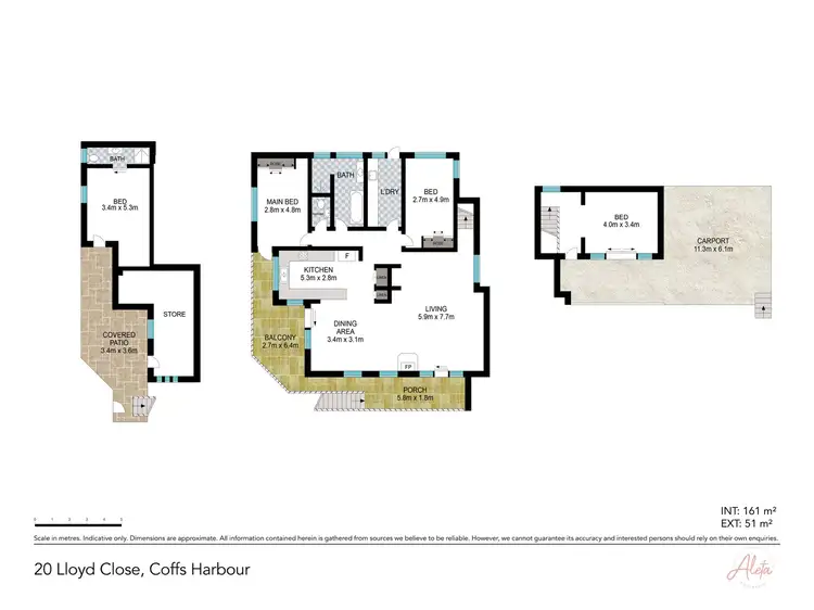 Floorplan of Homely house listing, 20 Lloyd Close, Coffs Harbour NSW 2450
