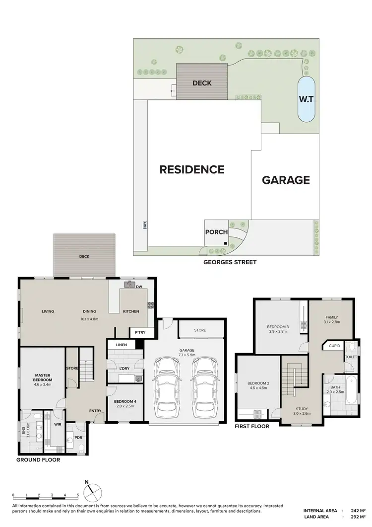 Floorplan of Homely townhouse listing, 6a Georges Road, Ringwood VIC 3134