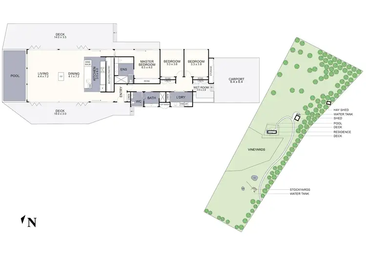 Floorplan of Homely house listing, 469 Healesville - Koo Wee Rup Road, Healesville VIC 3777