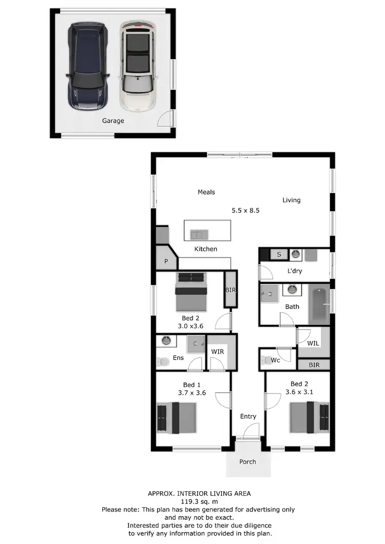 Floorplan of Homely house listing, 51 Victoria Cross Parade, Wodonga VIC 3690