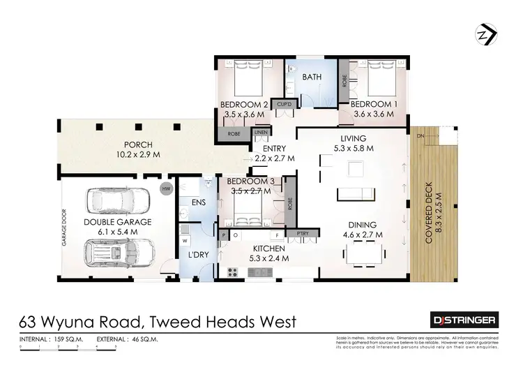 Floorplan of Homely house listing, 63 Wyuna Road, Tweed Heads West NSW 2485