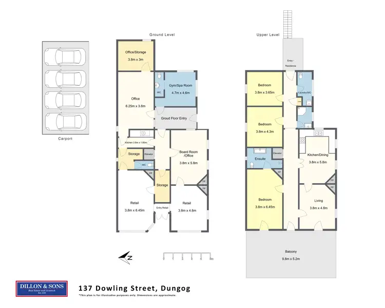 Floorplan of Homely house listing, 137 Dowling Street, Dungog NSW 2420