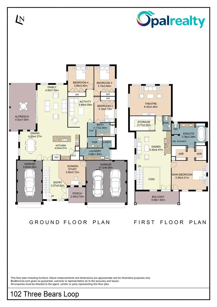 Floorplan of Homely house listing, 102 Three Bears Loop, Secret Harbour WA 6173