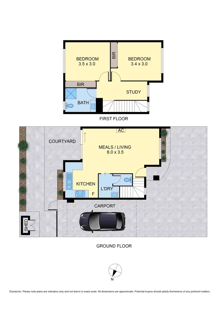 Floorplan of Homely townhouse listing, 2/32 Orrong Avenue, Reservoir VIC 3073