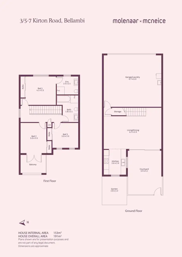 Floorplan of Homely townhouse listing, 3/5-7 Kirton Road, Bellambi NSW 2518