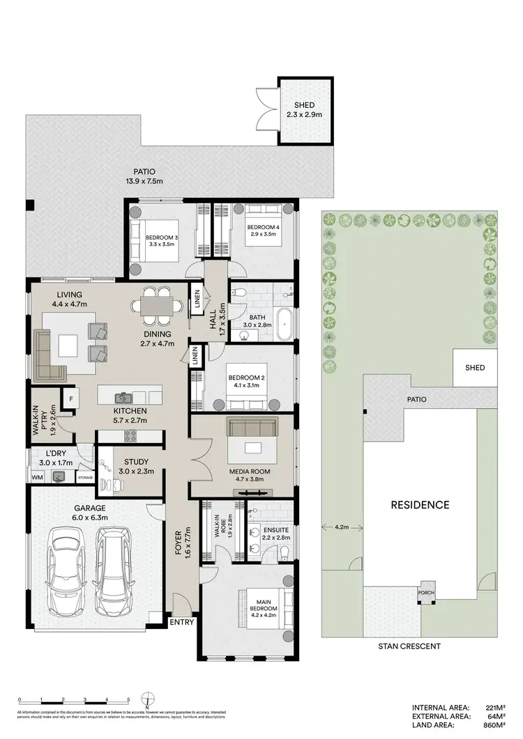 Floorplan of Homely house listing, 47 Stan Crescent, Bonnells Bay NSW 2264