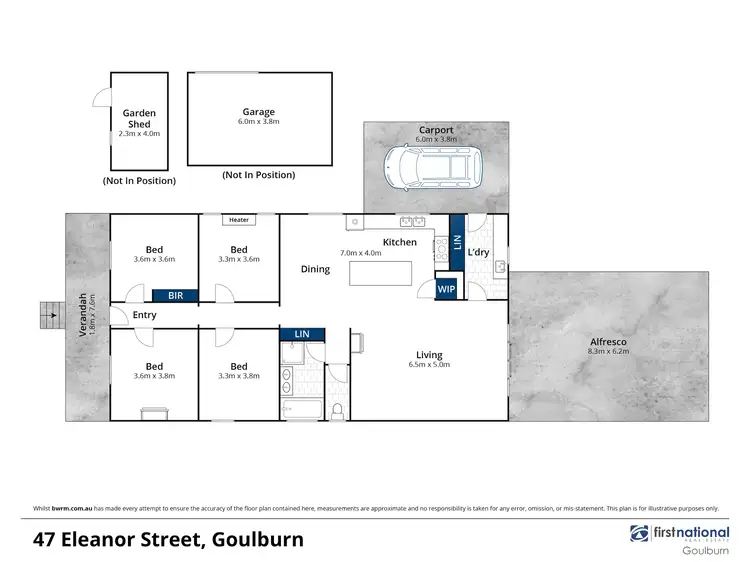Floorplan of Homely house listing, 47 Eleanor Street, Goulburn NSW 2580