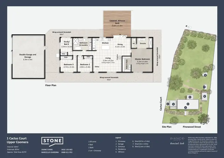 Floorplan of Homely house listing, 1 Cactus Court, Upper Coomera QLD 4209