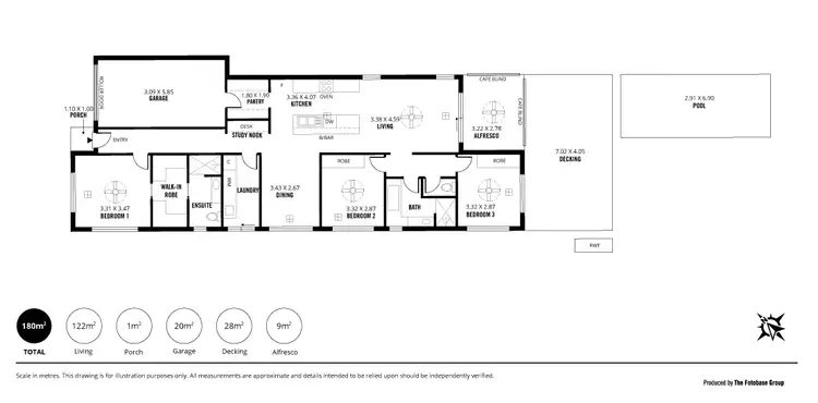Floorplan of Homely house listing, 22a Crozier Terrace, Oaklands Park SA 5046