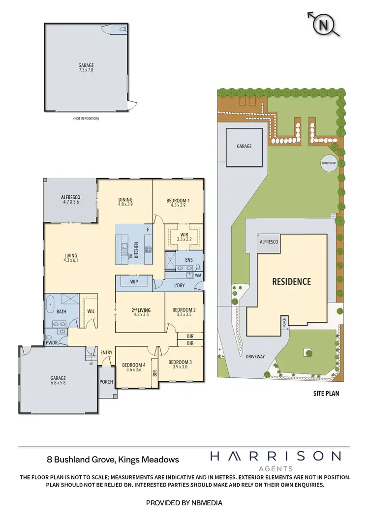 Floorplan of Homely house listing, 8 Bushland Grove, Kings Meadows TAS 7249