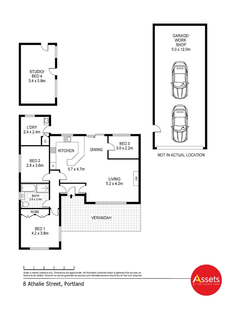 Floorplan of Homely house listing, 8 Athalie Street, Portland VIC 3305