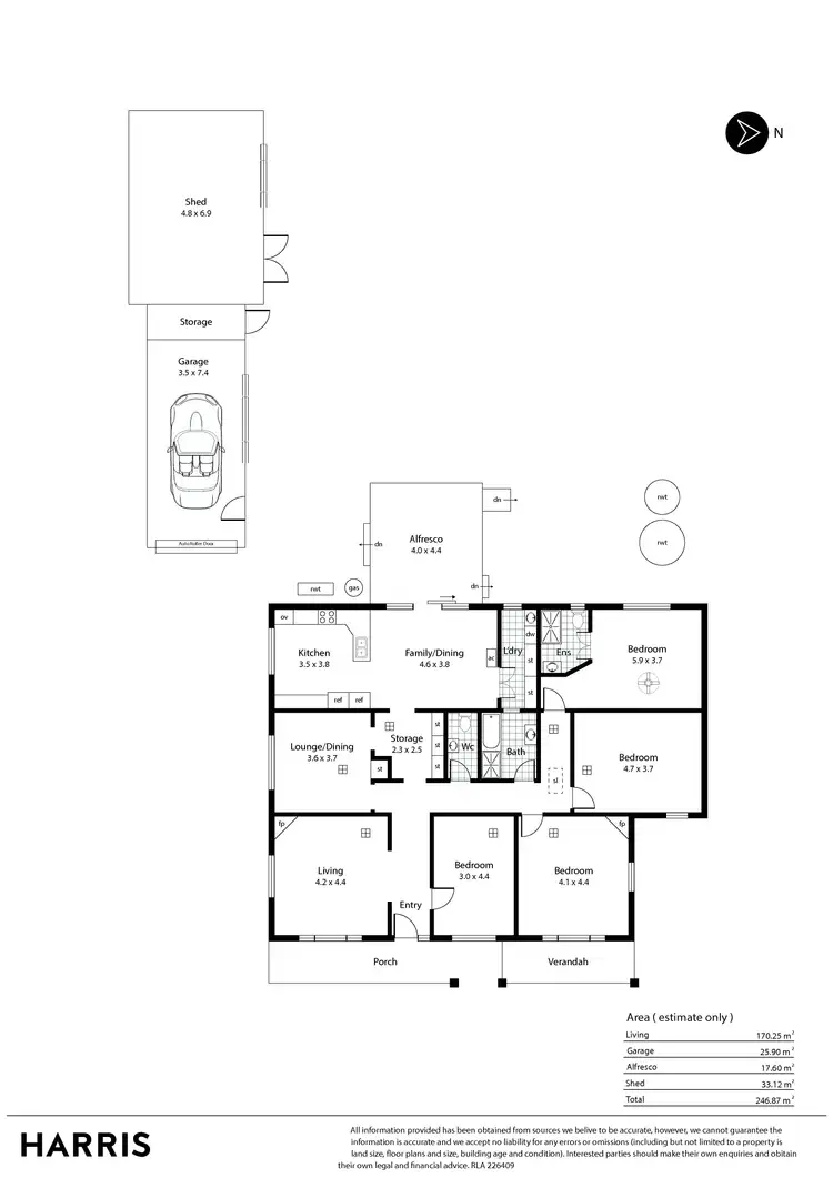 Floorplan of Homely house listing, 6 East Parkway, Colonel Light Gardens SA 5041