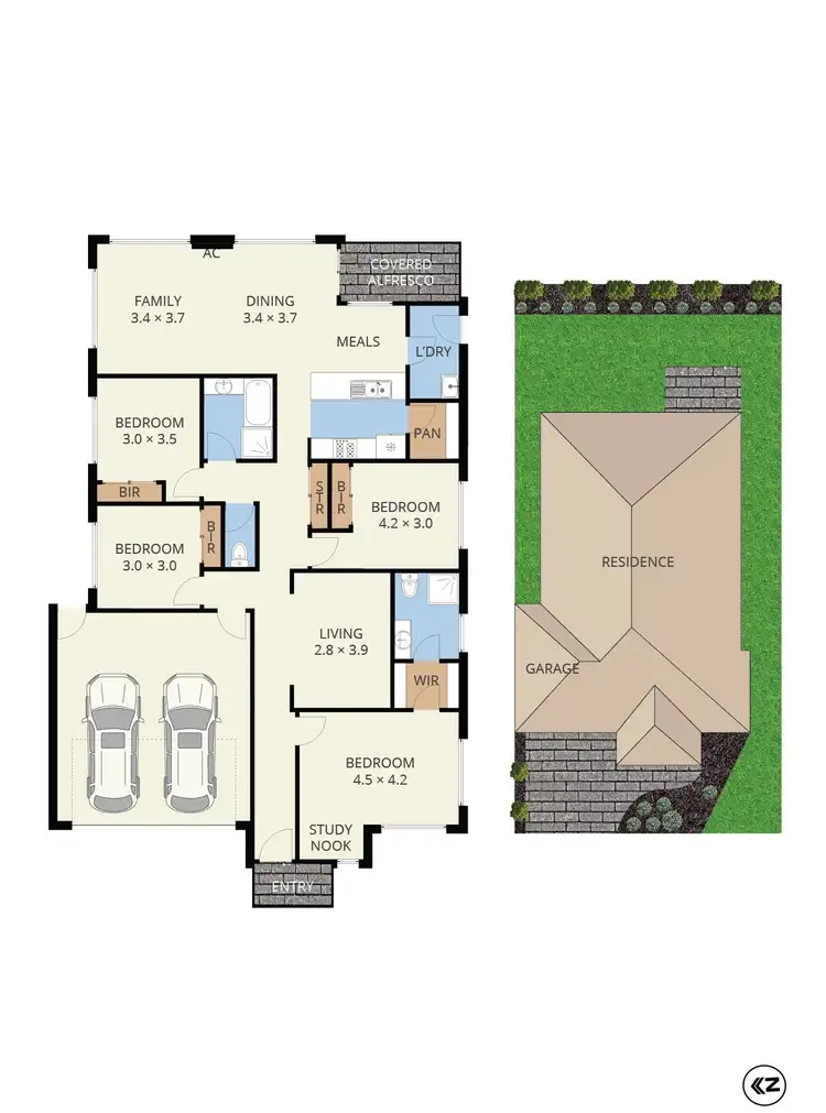 Floorplan of Homely house listing, 135 Park Orchard Drive, Pakenham VIC 3810