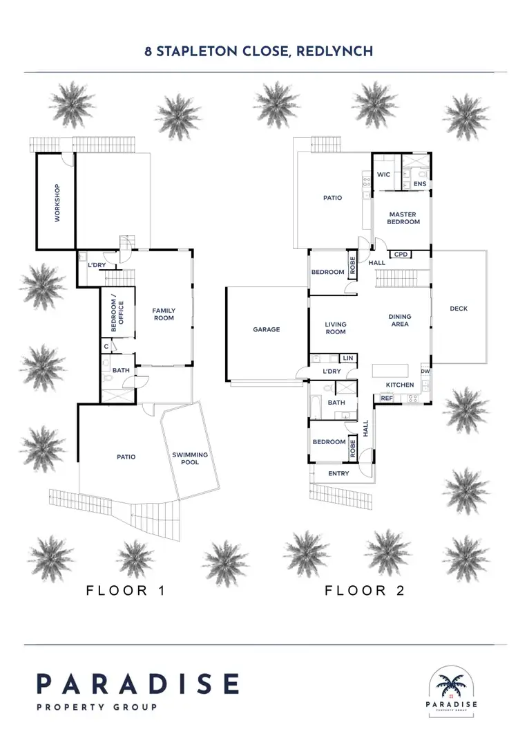 Floorplan of Homely house listing, 8 Stapleton Close, Redlynch QLD 4870