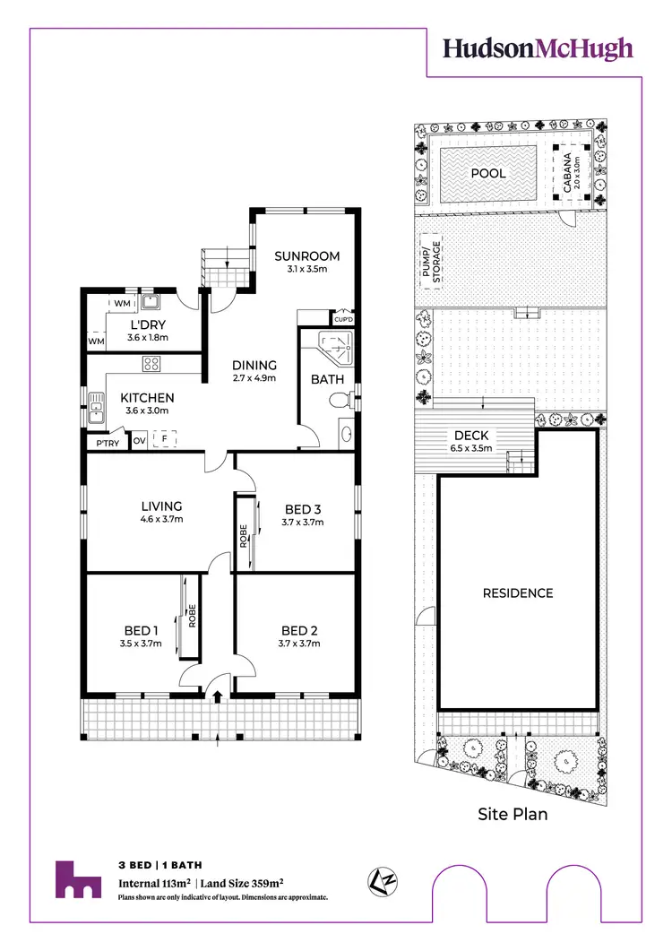 Floorplan of Homely house listing, 83 Sloane Street, Haberfield NSW 2045