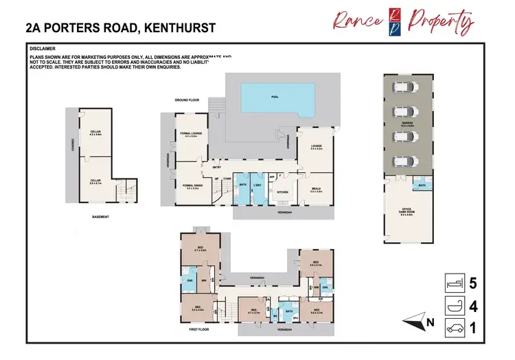 Floorplan of Homely rural property listing, 2A Porters Road, Kenthurst NSW 2156