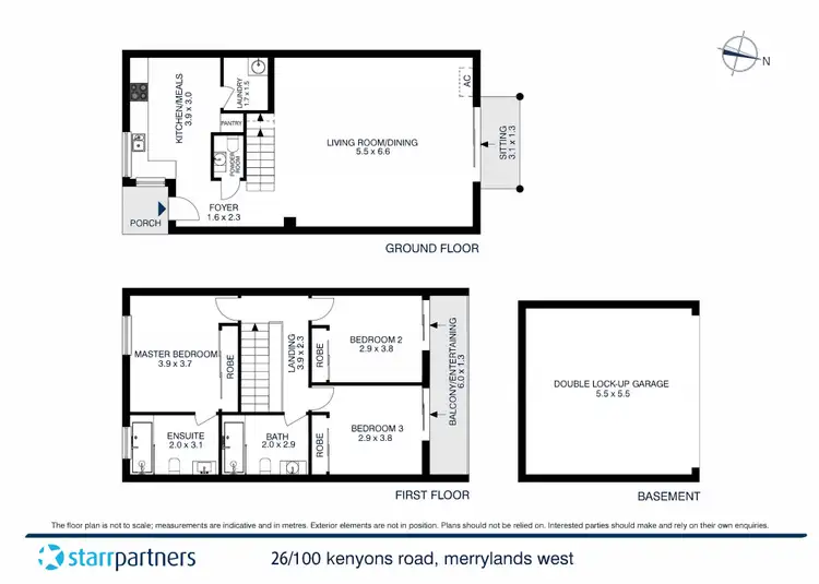 Floorplan of Homely townhouse listing, 26/100 Kenyons Road, Merrylands West NSW 2160