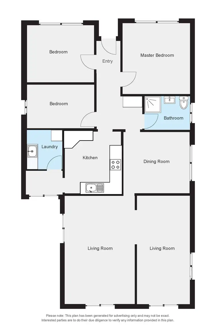 Floorplan of Homely house listing, 545 Comans Avenue, Lavington NSW 2641