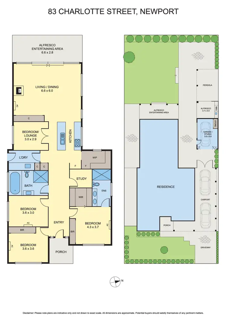 Floorplan of Homely house listing, 83 Charlotte Street, Newport VIC 3015