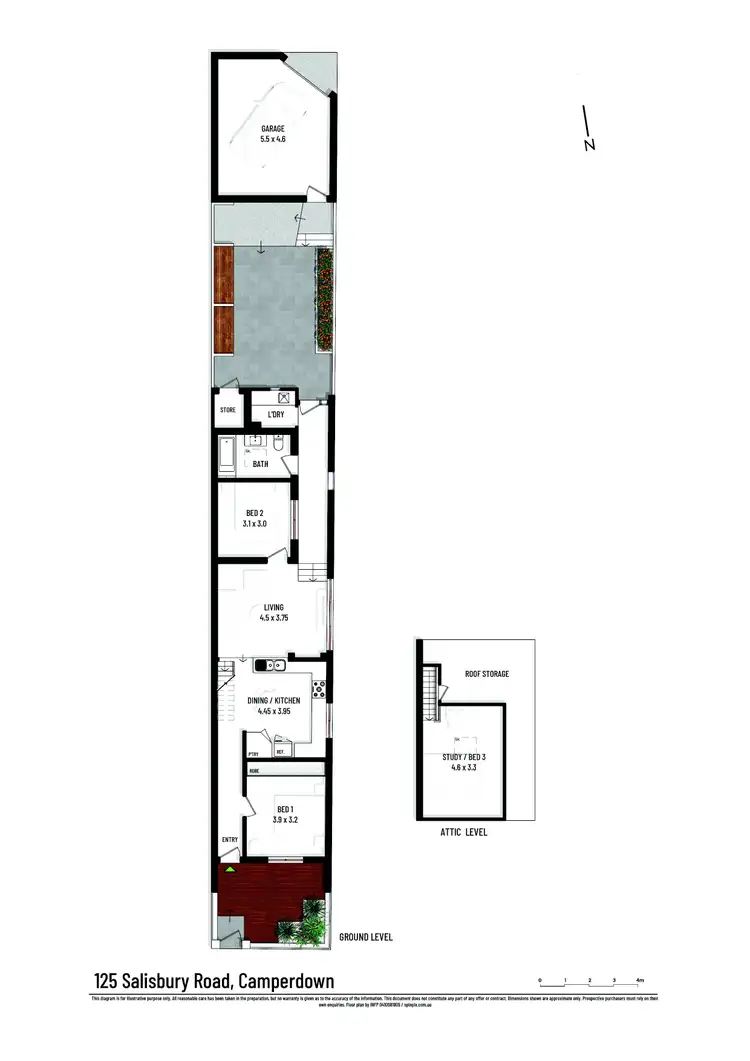 Floorplan of Homely house listing, 125 Salisbury Road, Camperdown NSW 2050