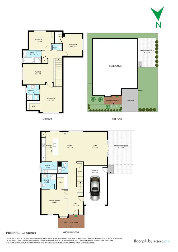 Floorplan of Homely house listing, 1 Milbrey Close, Wantirna South VIC 3152
