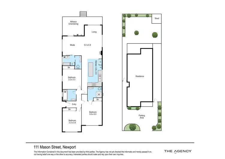 Floorplan of Homely house listing, 111 Mason Street, Newport VIC 3015