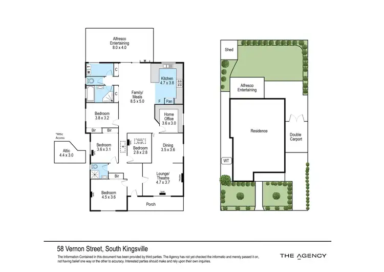 Floorplan of Homely house listing, 58 Vernon Street, South Kingsville VIC 3015