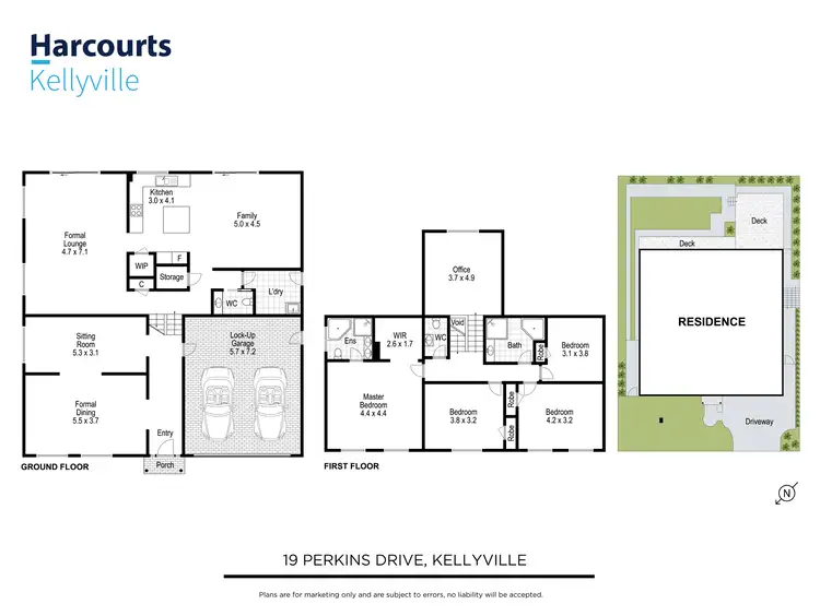 Floorplan of Homely house listing, 19 Perkins Drive, Kellyville NSW 2155