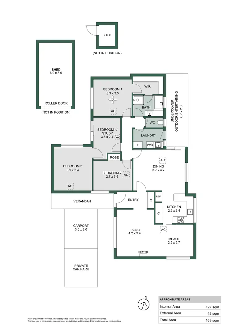 Floorplan of Homely house listing, 138 Lander Road, Trott Park SA 5158