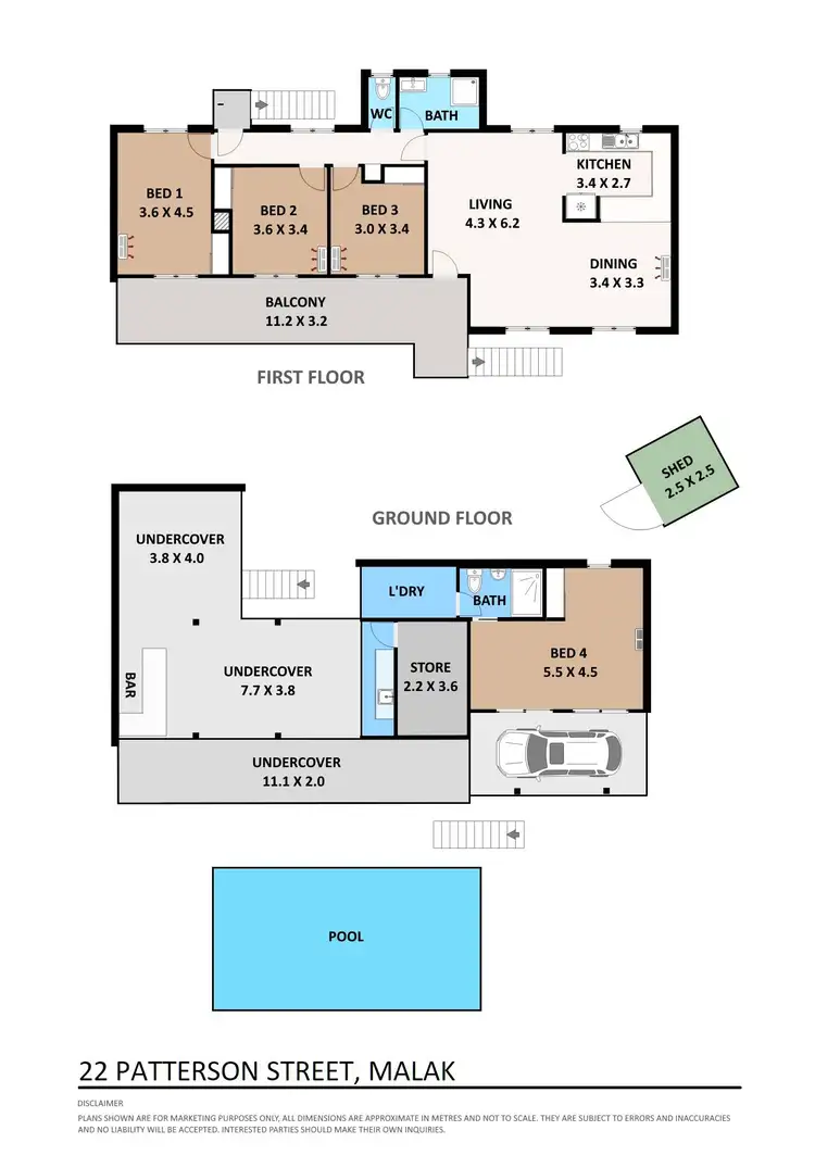Floorplan of Homely house listing, 22 Patterson Street, Malak NT 812