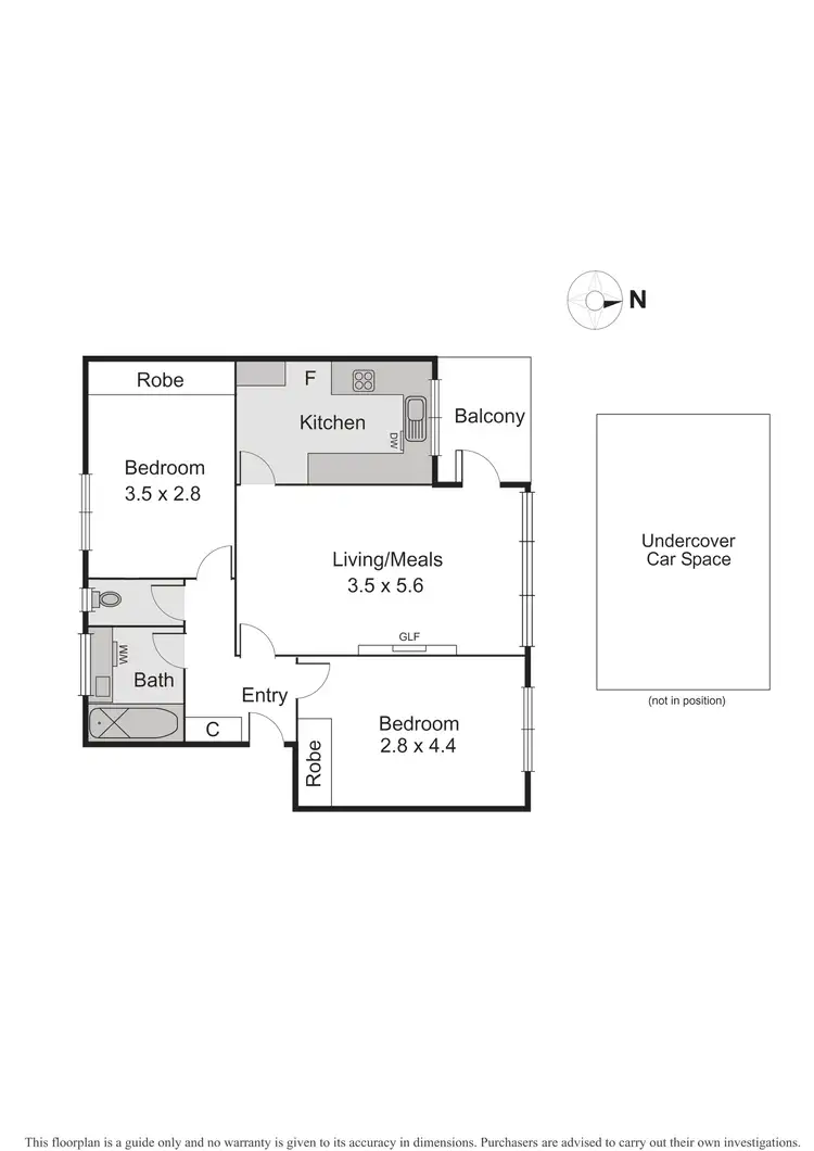 Floorplan of Homely apartment listing, 12/9 Canterbury Road, Toorak VIC 3142