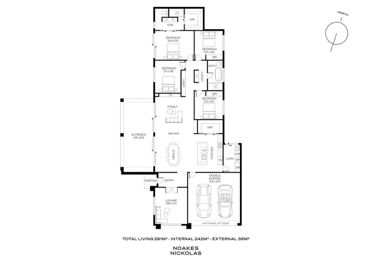Floorplan of Homely house listing, 1 Murtoa Road, Eden Hills SA 5050