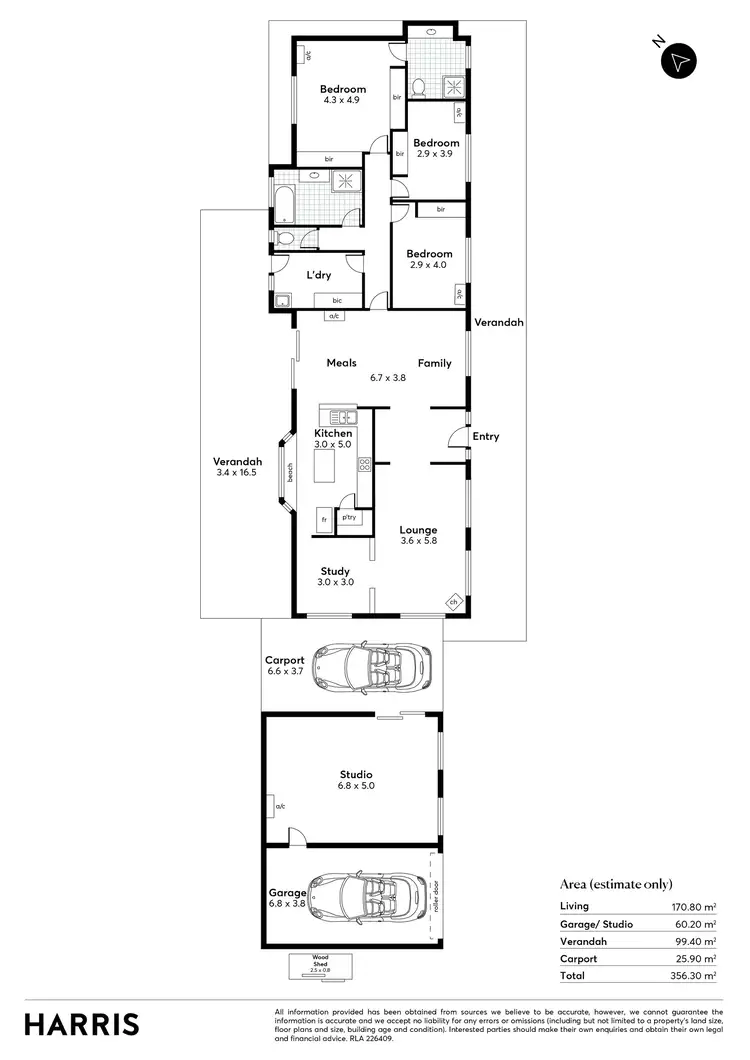 Floorplan of Homely house listing, 211 Piccadilly Road, Piccadilly SA 5151