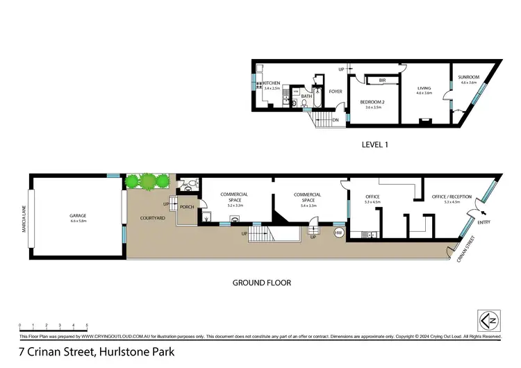 Floorplan of Homely house listing, 7 Crinan Street, Hurlstone Park NSW 2193