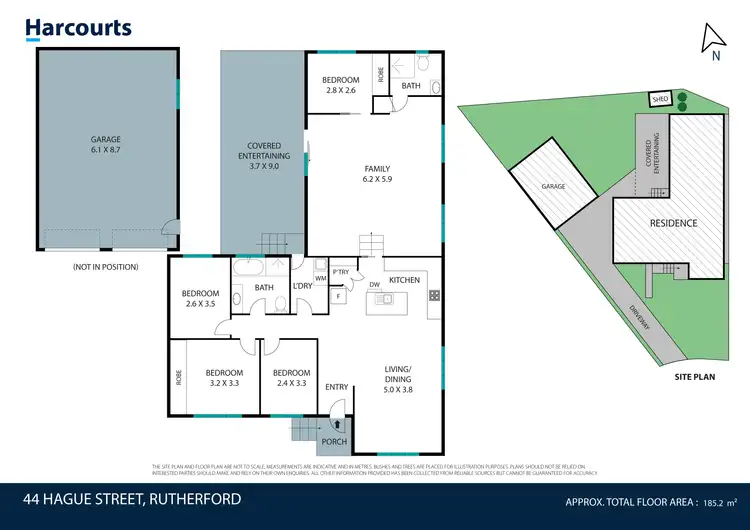 Floorplan of Homely house listing, 44 Hague Street, Rutherford NSW 2320