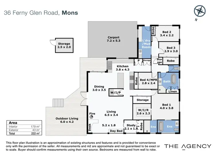Floorplan of Homely house listing, 36 Ferny Glen Road, Mons QLD 4556